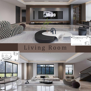 Diseño de Interiores Profesional Integral, Renderizado 3D, Dibujos CAD, Estilos Personalizados, Materiales Directos de Fábrica - Product Image 4