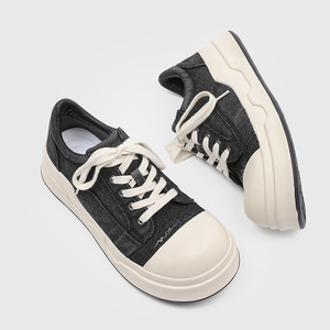 Chaussures de sport décontractées rétro pour hommes en toile respirante, tendance mode, à lacets, antidérapantes, printemps été automne - Product Image 4