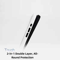 Coque de téléphone 3D par sublimation 2-en-1 pour iPhone 17 16 15 14 13 12 Pro Max Plus – Impression photo par transfert thermique – Coques vierges personnalisables