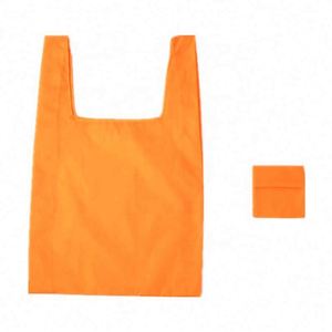 Bolsa de Compras de Poliéster 210T Ecológica con Logotipo Personalizado, Bolsa de Tela Plegable Reutilizable para Publicidad - Product Image 4