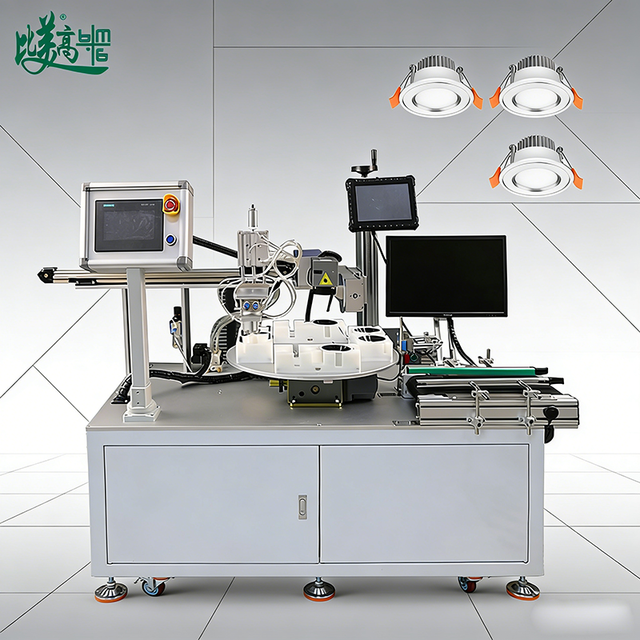 High Precision Automatic Rotary Positioning and Laser Marking Integrated Equipment for LED Lamps,LED Bulb Rotary Marking Machine