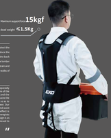 Matériau isolant ignifuge durable, exosquelette passif élastique pour la protection de la sécurité des réseaux électriques intérieurs/extérieurs