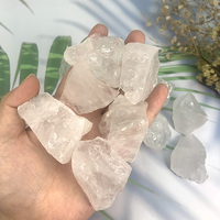 Cristaux naturels chakras diffuseur de pierre aromatique cristaux de méditation pierre de guérison pour cadeau cristaux quartz clair pierre brute