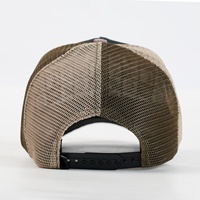 Casquette Trucker en Maille de Haute Qualité, 5 Pièces, Motif Hyène Brodé, Tissu pour l'Été, Mode Hip Hop, Cyclisme, Pêche