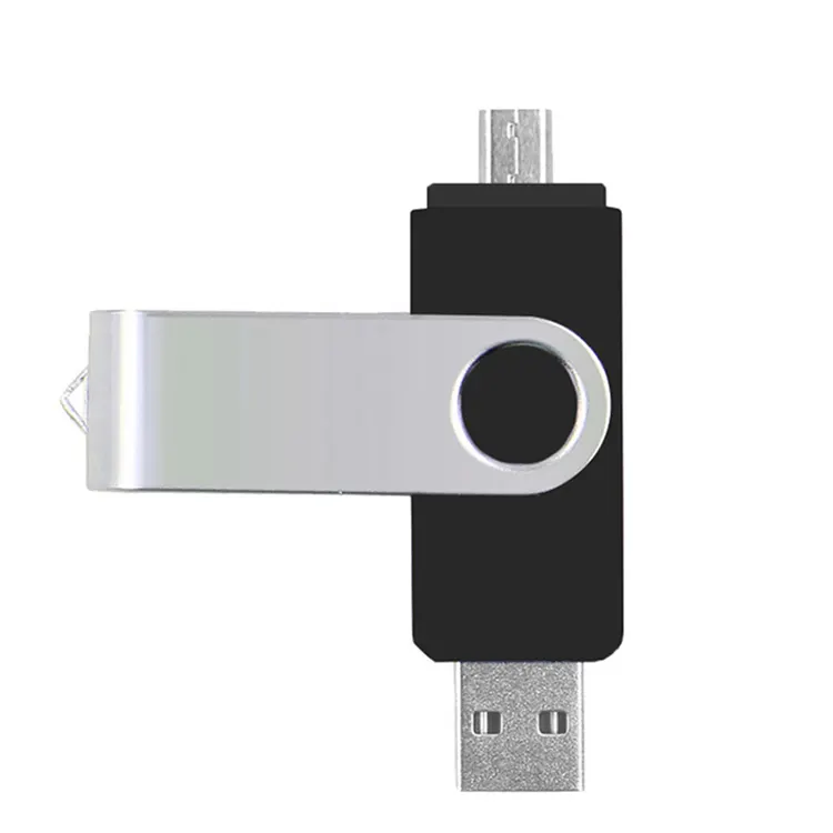 2 in 1 Pen OTG USB Flash Drives 128GB 32GB 8GB 2GB Micro Port USB 2.0 Flash Drives for Android