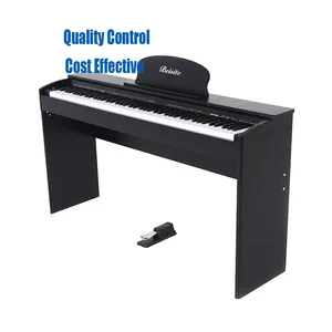 Đồ Chơi Gỗ Midi Grand Piano Đứng Màu Đỏ 88 Phím Kỹ Thuật Số