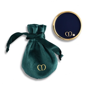 Brand Name Dual Side Gold Plating Soft Enamel Giveaways Gift Cosmetic <b>Compact</b> Pocket Round <b>Mirror</b> - Product Image 6