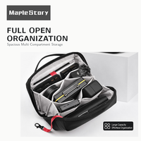 Sac organisateur de technologie antivol avec logo personnalisé, verrouillable par combinaison à 3 chiffres, étui de rangement pour câbles électroniques de voyage, OEM