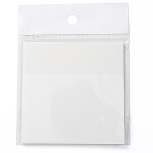 Bloc de Notas Adhesivas Transparentes Blancas para Escribir y Marcar, con Logotipo Personalizado - Product Image 1