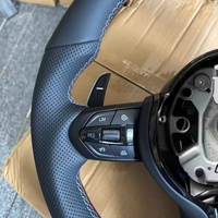 Volant de voiture en cuir noir M Sport pour BMW Série F Série E F10 F30 F31 F32 F20 E92 E83 X6 E71 X5 F15 E70 M3 M5 F06 F07