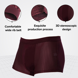 Taille personnalisée Boxer Shorts pour hommes Calecon Homme Ceinture Calecon Homme Confortable Sous-Vêtements pour Hommes Caleçons - Product Image 4