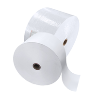 Etiqueta Adhesiva Personalizada con Código de Barras, Base de Papel Grande de 48g, Recubrimiento Semibrillante, Doble Capa, Adhesivo Fuerte, Rollo Jumbo, Logotipo Personalizado