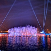 Bomba Sumergible para Fuentes SS304 con Control DMX LED RGB para Fuentes Musicales Danzantes, Lagos Artificiales y Decoración Acuática para Estadios