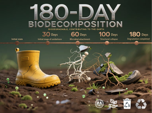 מגפי גומי אדומים חדשים לנשים, נעלי גינה בגובה בינוני, מגפי גומי עמידים למים, מגפי וולינגטון קלים עם אפשרות להדפסת לוגו מותאם אישית - Product Image 6