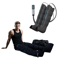 Drainage lymphatique musculaire Pressothérapie Pieds fatigués pour améliorer la circulation Récupération Masseur de jambes Bottes de compression d'air