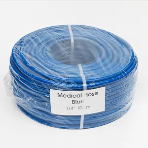 Manguera de Gas flexible para uso médico, tubo portátil de Pvc de 1/4 pulgadas con superficie corrugada de alta calidad, a precio de fábrica