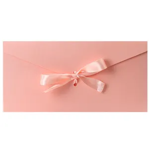 Cartões com cartões para convidados de festas de casamento, envelopes DIY personalizados, papel perolado, envelopes em branco