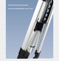 Support de rangement pour trépied en alliage d'aluminium avec support de projecteur à hauteur réglable pour un positionnement dynamique