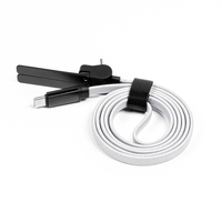 Câble USB-C, Câble de Charge 2-en-1 avec Support, Chargeur Type-C Réglable Multi-Angles, Câble de Charge Rapide 240W pour Smartphones