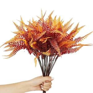 Grosir UV dilindungi dalam ruangan/luar ruangan <span class=keywords><strong>Boston</strong></span> <span class=keywords><strong>Ferns</strong></span> buatan musim gugur tanaman tidak memudar plastik Semak hijau taman teras jendela - Product Image 1