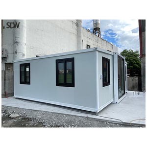 Sản phẩm giá trị Mua mở rộng container nhà 40ft container sang trọng có thể gập lại nhà - Product Image 2