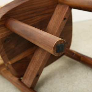 Children's <b>Chair</b> Solid Wood Walnut Minimalist Design Durable Kids <b>Chair</b> - Product Image 3