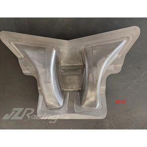 JZRacing-Parachoques Delantero de Fibra de Carbono Real, Alerón SV con Base de Aspecto de Fibra de Carbono, 3 Piezas - Product Image 5