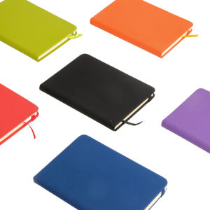 Buku Catatan Sampul Kulit PU Lembut Ukuran B5 A5 A6 Cetak Kustom, Jurnal Bergaris Sederhana Modis, Penjilidan Termal - Product Image 3