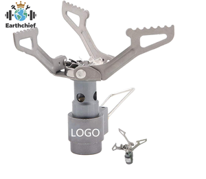 Vente flash : réchaud à gaz miniature en alliage de titane BRS 25g, ultra-léger, portable, de haute qualité, pliable, pour le <span class=keywords><strong>camping</strong></span> en plein air, la randonnée, la plage - Product Image 4