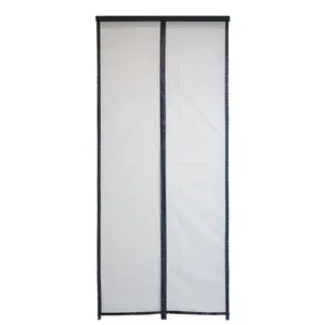 European Style Magnetic Mosquito net Fly Screen Reinforced Door Window Curtain automatic black mesh