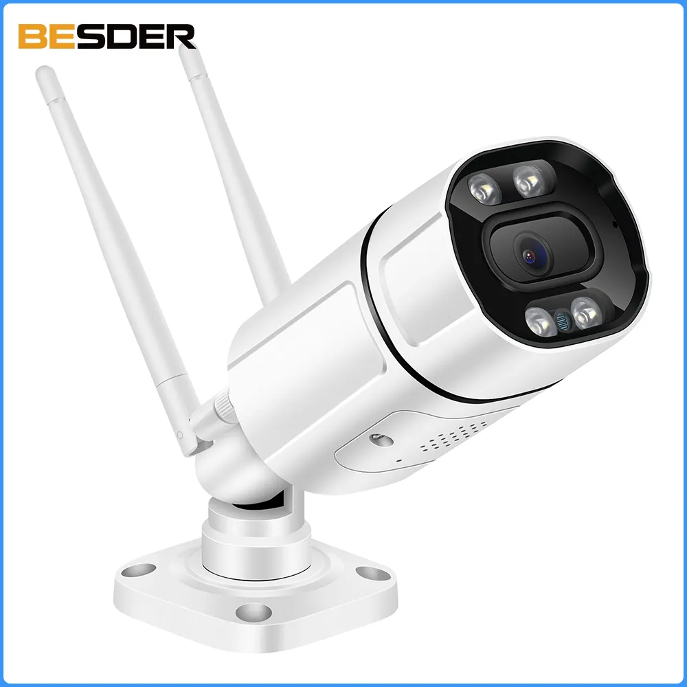 Беспроводная камера видеонаблюдения BESDER, 2 МП, водонепроницаемая, с датчиком присутствия