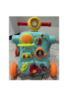 Juguete Educativo 2 en 1 para Bebés <span class=keywords><strong>y</strong></span> Niños Pequeños: Rompecabezas, Entrenamiento, Fitness, Deportes, Cochecito, Andador <span class=keywords><strong>y</strong></span> Mesa de Aprendizaje - Product Image 4