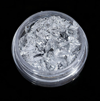 Paillettes en aluminium dorées et argentées pour la décoration des ongles, les moules en résine, les remplissages, la fabrication de bijoux, les flocons pour l'art des ongles