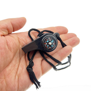 EDC-silbato <span class=keywords><strong>3</strong></span> en 1 para exteriores con brújula y termómetro, silbato de supervivencia, salvavidas, emergencia, alta frecuencia - Product Image 5