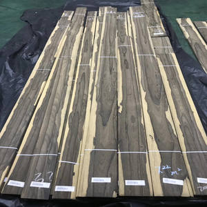 โรงงาน0.5มิลลิเมตรความหนาเกรดสูงเม็กซิโกไม้มะเกลือ/<span class=keywords><strong>Ziricote</strong></span> วีเนียร์ที่มีสายพันธุ์ข้าว - Product Image 5