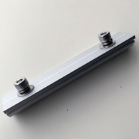 Rail de montage PV en aluminium, connecteur de profilé de raccordement solaire pour une installation facile sur toiture