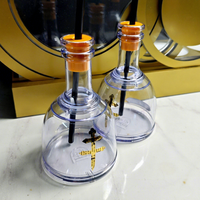 Verres à Cognac et Gobelets à Whisky Réutilisables Écologiques en Plastique de 375 ml pour Événements et Fêtes