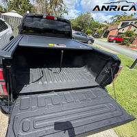 Penutup Bak Truk Elektrik Retractable Hardtop Tonneau Cover Aluminium Roll Up Tahan Air Dapat Dikunci, Dapat Disesuaikan