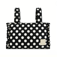 Organisateur de poussette pliable et imperméable en forme de dessin animé, durable, pour sac à couches, rangement suspendu pour bébé, voyage