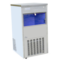 Machine à neige pilée commerciale ultra-fine, contrôlée par PLC, compresseur haute efficacité, fabrication automatique de flocons de neige, capacité de stockage de 40 kg