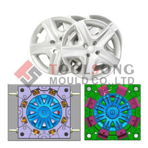 Moule d'injection plastique de précision pour les designs de capuchons de moyeu de roue de voiture, de camion, de bus, de <span class=keywords><strong>moto</strong></span>, de voiture personnalisée - Product Image 2