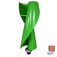 Kit éolien à axe vertical hélicoïdal Savonius 2000W, 24V 48V 96V 120V 220V, générateur éolien à lévitation magnétique triphasé NdFeB