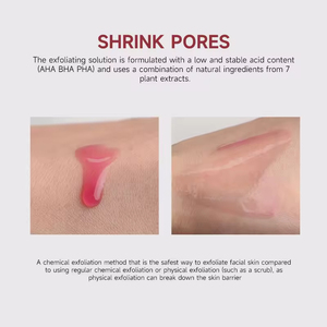 Solución Exfoliante Blanqueadora con AHA, BHA y Centella, Suero Facial Líquido para el Acné y <span class=keywords><strong>las</strong></span> Imperfecciones, Venta al Por Mayor, Personalizado - Product Image 5