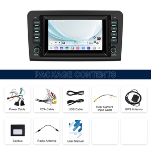 Radio para Auto Android Podofo de 7'' con 2+64GB para Mercedes-Benz Clase ML W164 2005-2012, CarPlay Inalámbrico, Android Auto, WiFi, GPS, BT, Stock en la UE - Product Image 6
