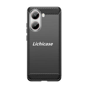 Lichicase เคสโทรศัพท์มือถือคาร์บอนไฟเบอร์บางเฉียบป้องกันการกระแทกสำหรับ K80 redmi K80 Pro ฝาหลังมือถือ - Product Image 4