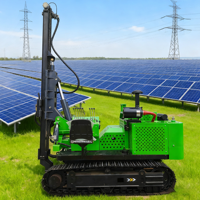 Pileur hydraulique solaire TeZhong avec moteur de pompe et boîte de vitesses - Perçage et vissage multifonction pour la construction photovoltaïque