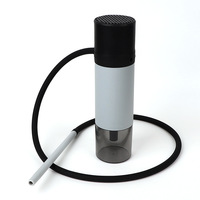 Chicha Portable en Forme de Bouteille pour Voiture, Accessoire de Fumeur en Métal et Plastique avec Miroir, Coffret Cadeau de Voyage