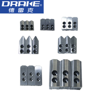 Mandrin hydraulique à mâchoires souples en acier Drake Chuck Claws, 6-12 pouces, pour tour à grande vitesse avec une précision de 0,005 mm et 7000 tr/min
