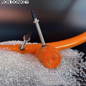 IRONDONKEY Tubo interior de bicicleta ultraligero Boquilla de bicicleta de <span class=keywords><strong>carretera</strong></span> 700C/26/27.5/29 pulgadas Material TPU Tubo interior de montaña - Product Image 2