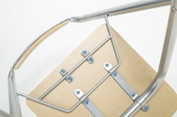 Dossier et siège en bois MDF de haute qualité et cadre en métal Chaises de bar pliables Tabourets de bar Chaises de fête Événement